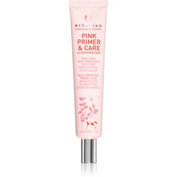 Erborian Pink Primer & Care bază de machiaj corectoare