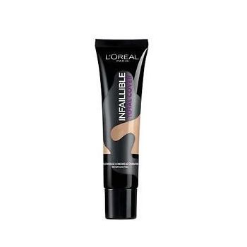 Fond de ten Loreal Infallible Total Cover Full Coverage fata si corp Nuanta 13 Beige Rose