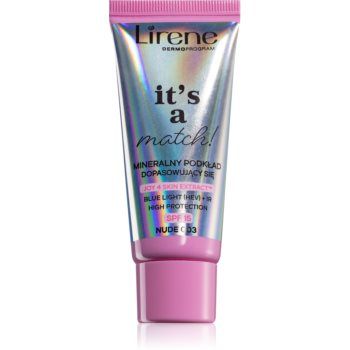 Lirene Mineral crema nuantatoare cu minerale pentru piele normala spre mixta SPF 15