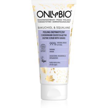 OnlyBio Bakuchiol & Squalane peeling enzimatic pentru piele neteda si delicata