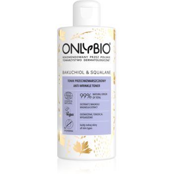 OnlyBio Bakuchiol & Squalane tonic revigorant cu efect de netezire