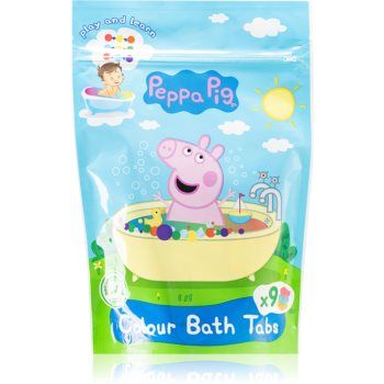 Peppa Pig Colour Bath Tabs tablete colorate efervescente pentru baie
