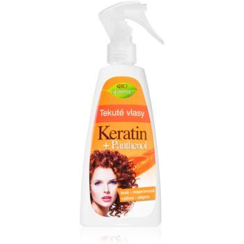 Bione Cosmetics Keratin + Panthenol Aplicarea jeturilor de refacere pentru ingrijire pentru păr