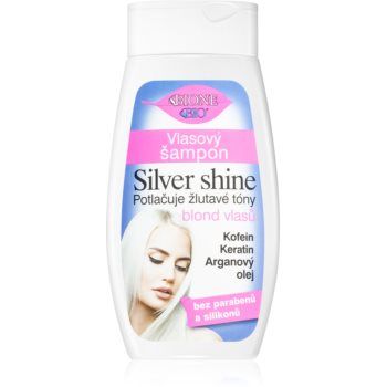 Bione Cosmetics Silver Shine șampon pentru neutralizarea tonurilor de galben ieftin