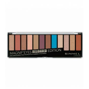 Paleta de farduri Rimmel London Magnif Eyes Eye Contouring Palette 012 Reloaded Edition, 14.2 g