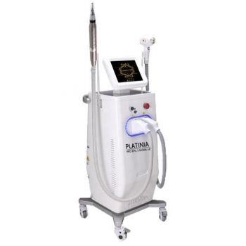 Aparat Cosmetic Epilare Definitiva TotulPerfect Profesional Platinia´S 1200W 808nm, 755nm, 1064nm  Dioda Laser, 50mil Impulsuri, Epilare Laser Salon