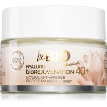 beBIO Ewa Chodakowska Hyaluro Bio Rejuvenation 40+ Crema de noapte hidratanta anti-rid