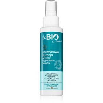 beBIO Ewa Chodakowska Keratin Treatment conditioner Spray Leave-in pentru părul slab cu tendință de cădere