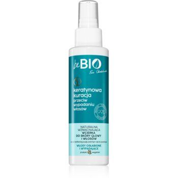 beBIO Ewa Chodakowska Keratin Treatment conditioner Spray Leave-in pentru părul slab cu tendință de cădere ieftin