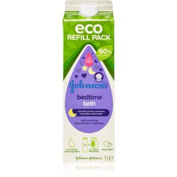 Johnson's® Bedtime emulsie de baie pentru copii