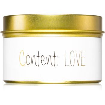 My Flame Fresh Cotton Content: Love lumânare parfumată în placă
