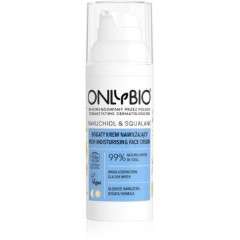 OnlyBio Bakuchiol & Squalane crema intens hidratanta pentru ten normal spre uscat OnlyBio Bakuchiol & Squalane crema intens hidratanta pentru ten normal spre uscat