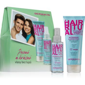 Dermacol Hair Ritual set cadou pentru stimularea creșterii părului unisex