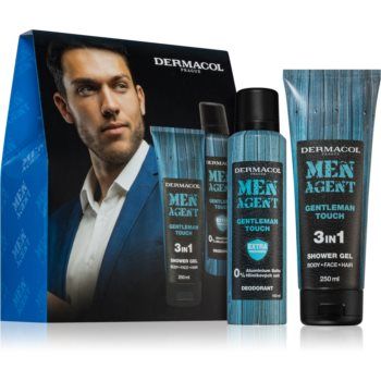 Dermacol Men Agent Gentleman Touch set cadou (pentru corp) pentru bărbați