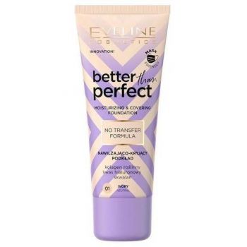Fond de ten, Eveline Cosmetics, Better Than Perfect, 01 Ivory Neutral, 30 ml