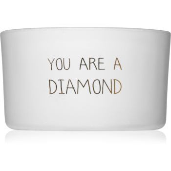 My Flame Amber's Secret You Are A Diamond lumânare parfumată cu fitil din lemn