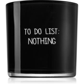 My Flame Warm Cashmere To Do List: Nothing lumânare parfumată