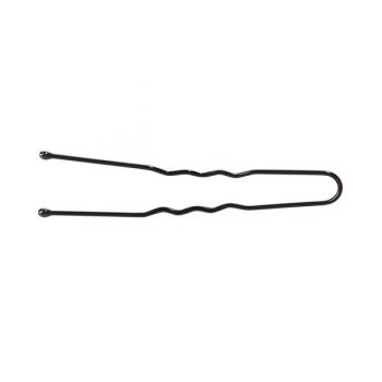 Ace ondulate negre - Lussoni Hr Acc Wavy Hair Pins Black 7.5 cm, 300 buc ieftin