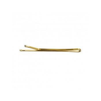 Agrafe pentru par aurii - Lussoni Hr Acc Hair Grips Golden 6cm, 250 buc