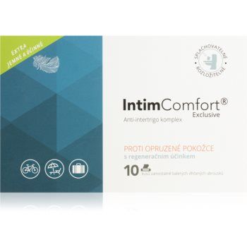 Intim Comfort Anti-intertrigo complex servetele umede ultra-delicate crema-tratament impotriva iritatiilor provocate de scutece