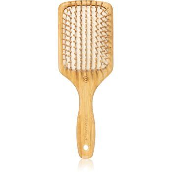 Olivia Garden Bamboo Touch perie de tip paletă pentru par si scalp