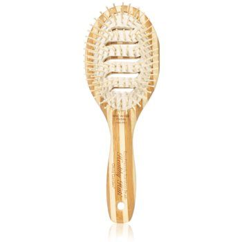 Olivia Garden Bamboo Touch perie de tip paletă pentru par si scalp