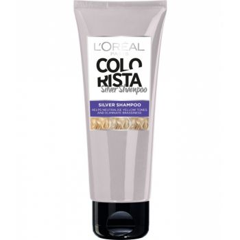 Sampon cu reflexe argintii pentru par blond L Oreal Paris Colorista Silver, 200 ml la reducere