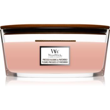 Woodwick Pressed Blooms & Patchouli lumânare parfumată Woodwick Pressed Blooms & Patchouli lumânare parfumată