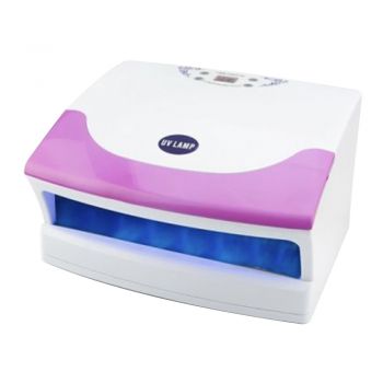 Lampa uv pentru oja semipermanenta si gel Simei, manichiura pedichiura, 54 W, alba