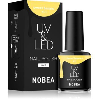 NOBEA UV & LED Nail Polish unghii cu gel folosind UV / lampă cu LED glossy