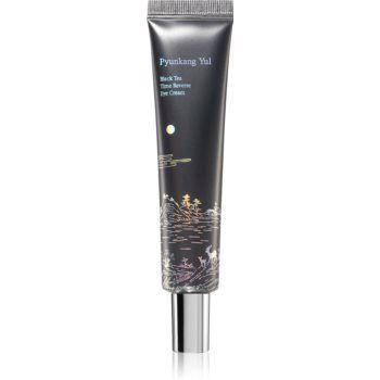 Pyunkang Yul Black Tea Time Reverse Eye Cream cremă multi-corectoare pentru ochi pentru strălucirea și netezirea pielii