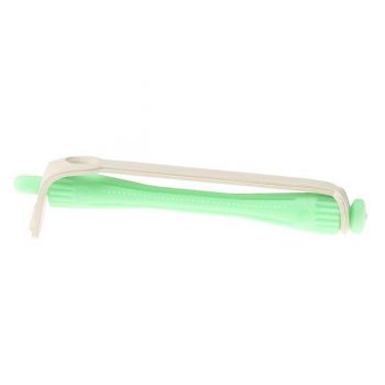 Set 12 bucati bigudiuri din plastic cu elastic pentru permanent Verde 60 mm x grosime 8,5 mm ieftin