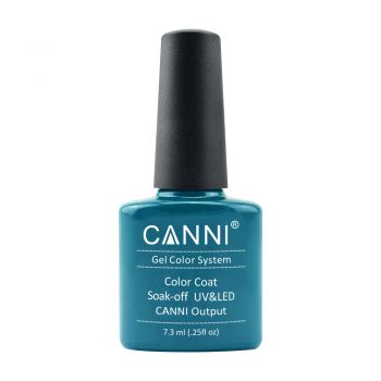 Oja semipermanenta, Canni, 157 dark turquoise, 7.3 ml de firma originala