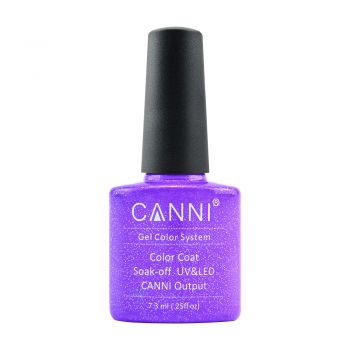 Oja semipermanenta, Canni, 189 blue violet, 7.3 ml de firma originala