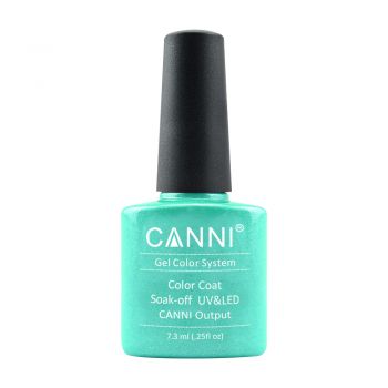 Oja semipermanenta, Canni, 204 turquoise, 7.3 ml de firma originala