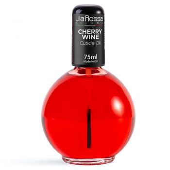 Ulei cuticule cu pensula, Lila Rossa, aroma Cherry Wine, 75 ml