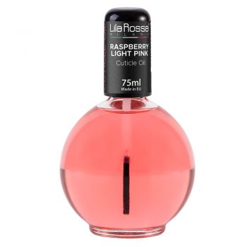 Ulei cuticule cu pensula, Lila Rossa, aroma Raspberry Light Pink, 75 ml
