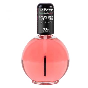 Ulei cuticule cu pensula, lila rossa, raspberry pink, 75 ml