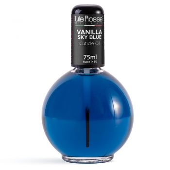 Ulei cuticule cu pensula, Lila Rossa, aroma Vanilla Sky Blue, 75 ml