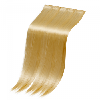 Extensie clip-on Lila Rossa, 60 cm, cu 5 clipsuri, blond ieftina