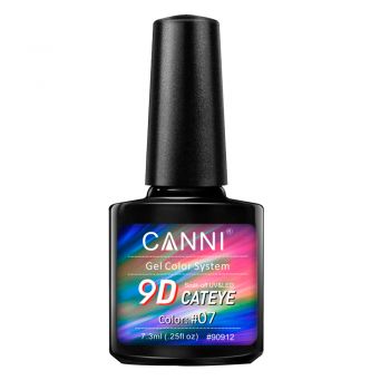Oja semipermanenta Canni, 9D Cat Eye, 7.3 ml, nuanta 07