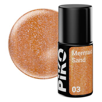 Oja semipermanenta Piko, Mermaid Sand, 7 g, 03, Translucent Orange