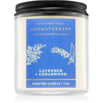 Bath & Body Works Lavender and Cedarwood lumânare parfumată Bath & Body Works Lavender and Cedarwood lumânare parfumată