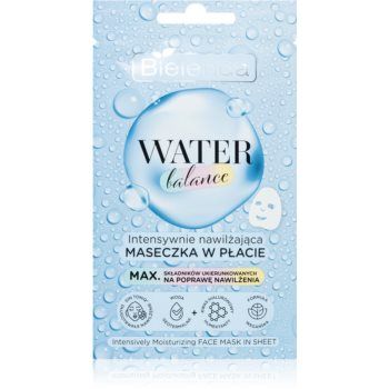 Bielenda Water Balance mască textilă hidratantă
