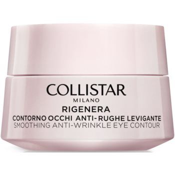 Collistar Rigenera Smoothing Anti-Wrinkle Eye Contour crema anti rid pentru ochi ziua și noaptea