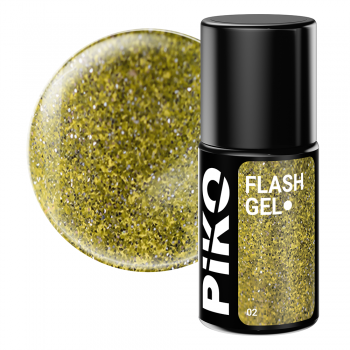 Oja semipermanenta Piko, Flash Gel, 7 g, 02 Yellow