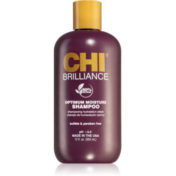 CHI Brilliance Optimum Moisture Shampoo sampon hidratant pentru un par stralucitor si catifelat