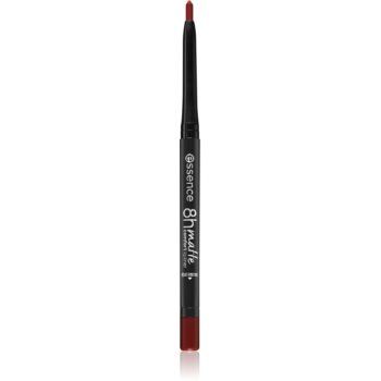 essence 8h Matte Comfort dermatograf mat de buze cu ascutitoare