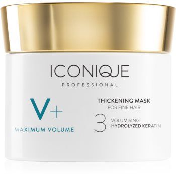 ICONIQUE Professional V+ Maximum volume Thickening mask mască intensivă pentru volumul părului fin