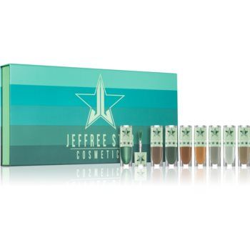 Jeffree Star Cosmetics Velour Liquid Lipstick set de rujuri lichide Green culoare la reducere